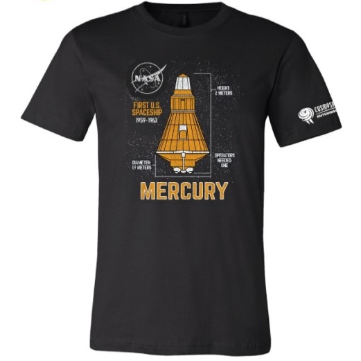 Tee NASA Mercury X-Small